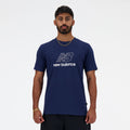 New Balance Men's Sport Graphic V Flying NB Brand T-Shirt-1