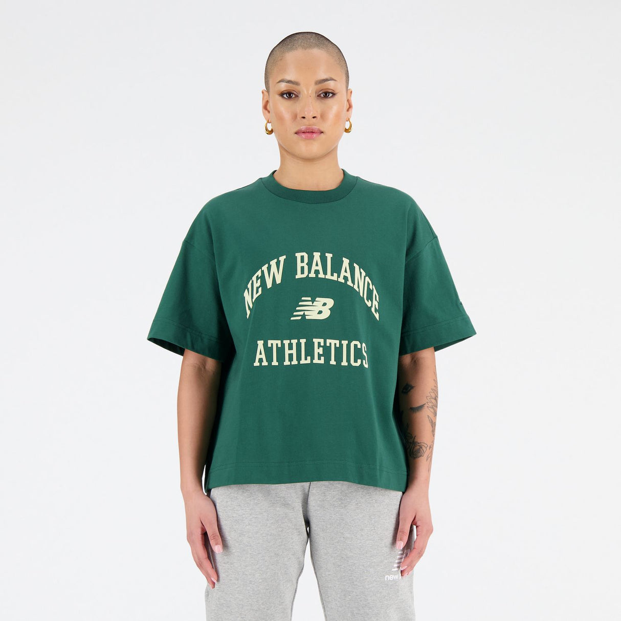New Balance Women's Athletics Varsity Boxy T-Shirt-1