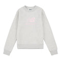 New Balance Youth Brush Back Stacked Logo Crew-1