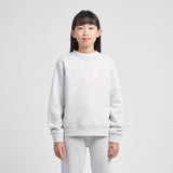 New Balance Youth Brush Back Stacked Logo Crew-4