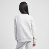 New Balance Youth Brush Back Stacked Logo Crew-6