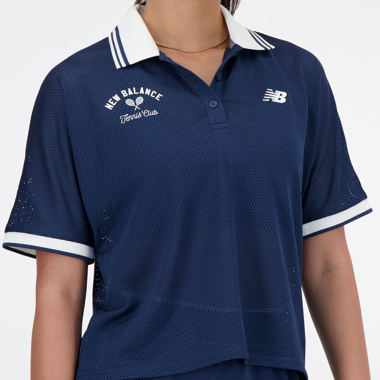 New Balance Women's Mesh Tournament Polo-6