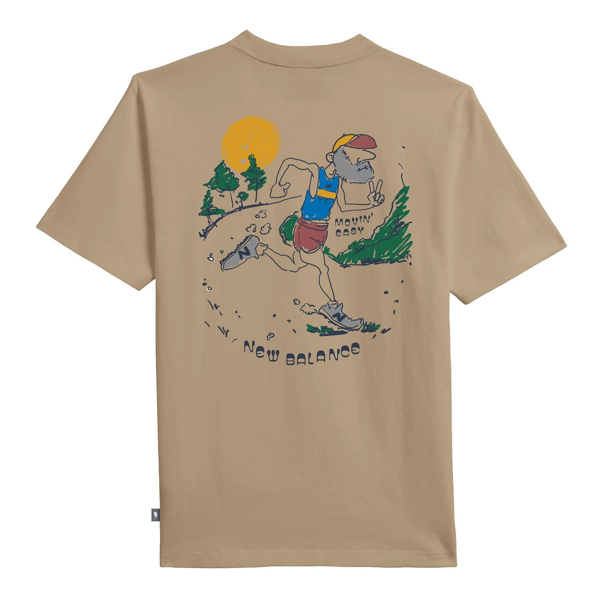 New Balance Men's Movin Easy Cartoon T-Shirt-2