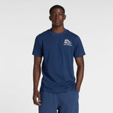 New Balance Men's Left Chest Shoe Sketch T-Shirt-2