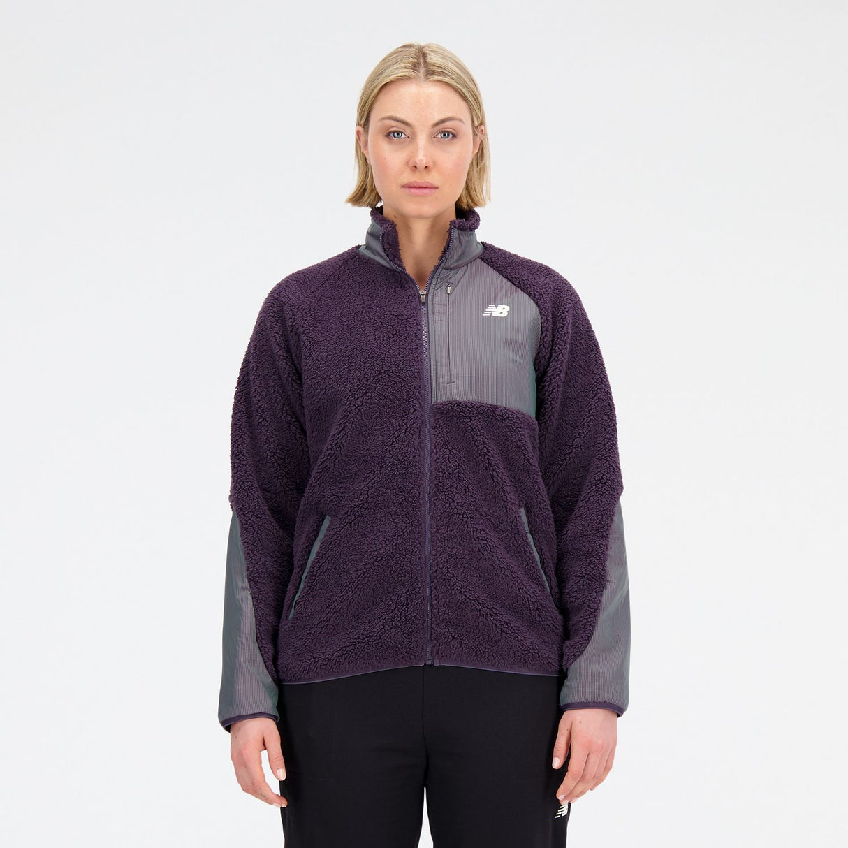 New Balance Women's Q Speed Sherpa Jacket-1