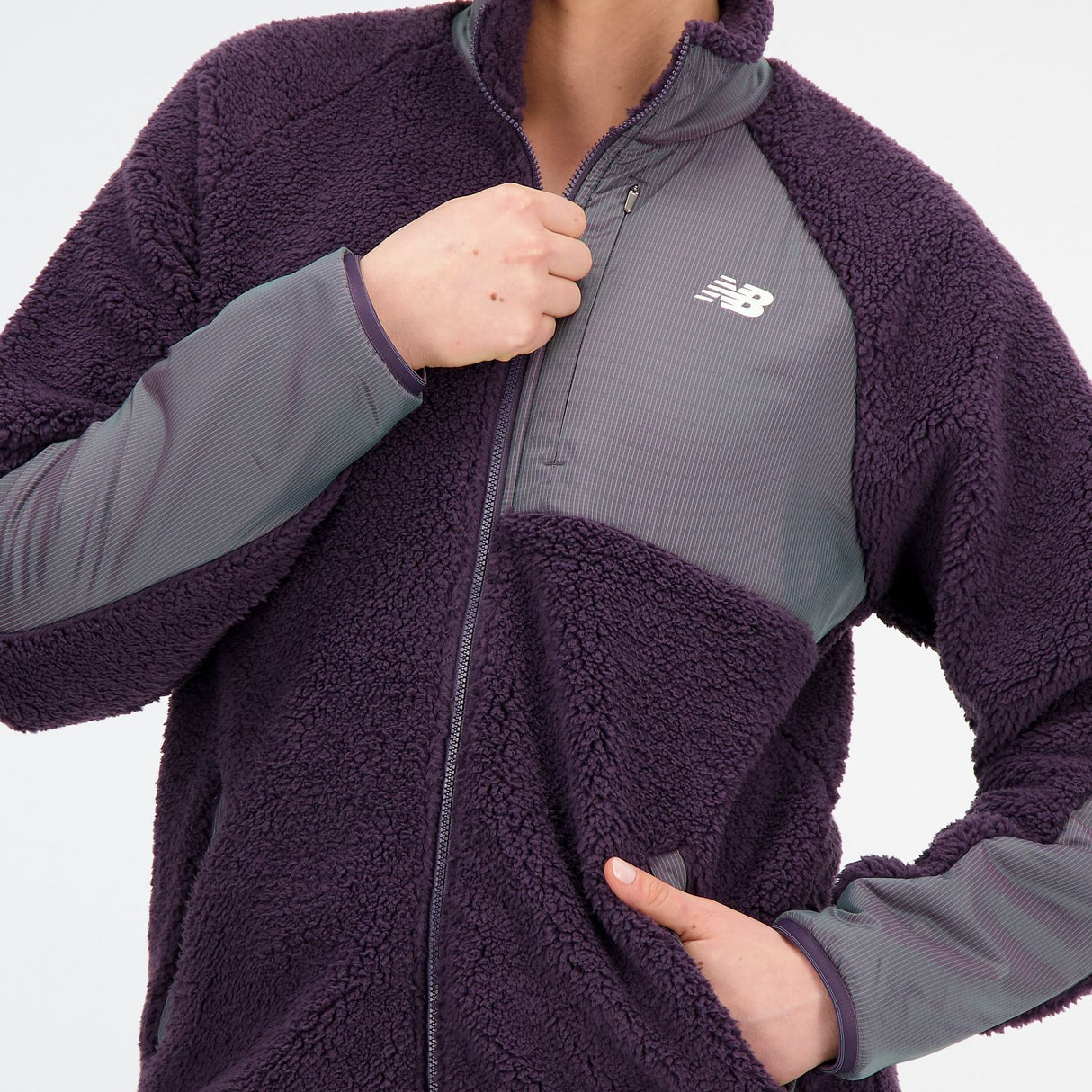 New Balance Women's Q Speed Sherpa Jacket-4