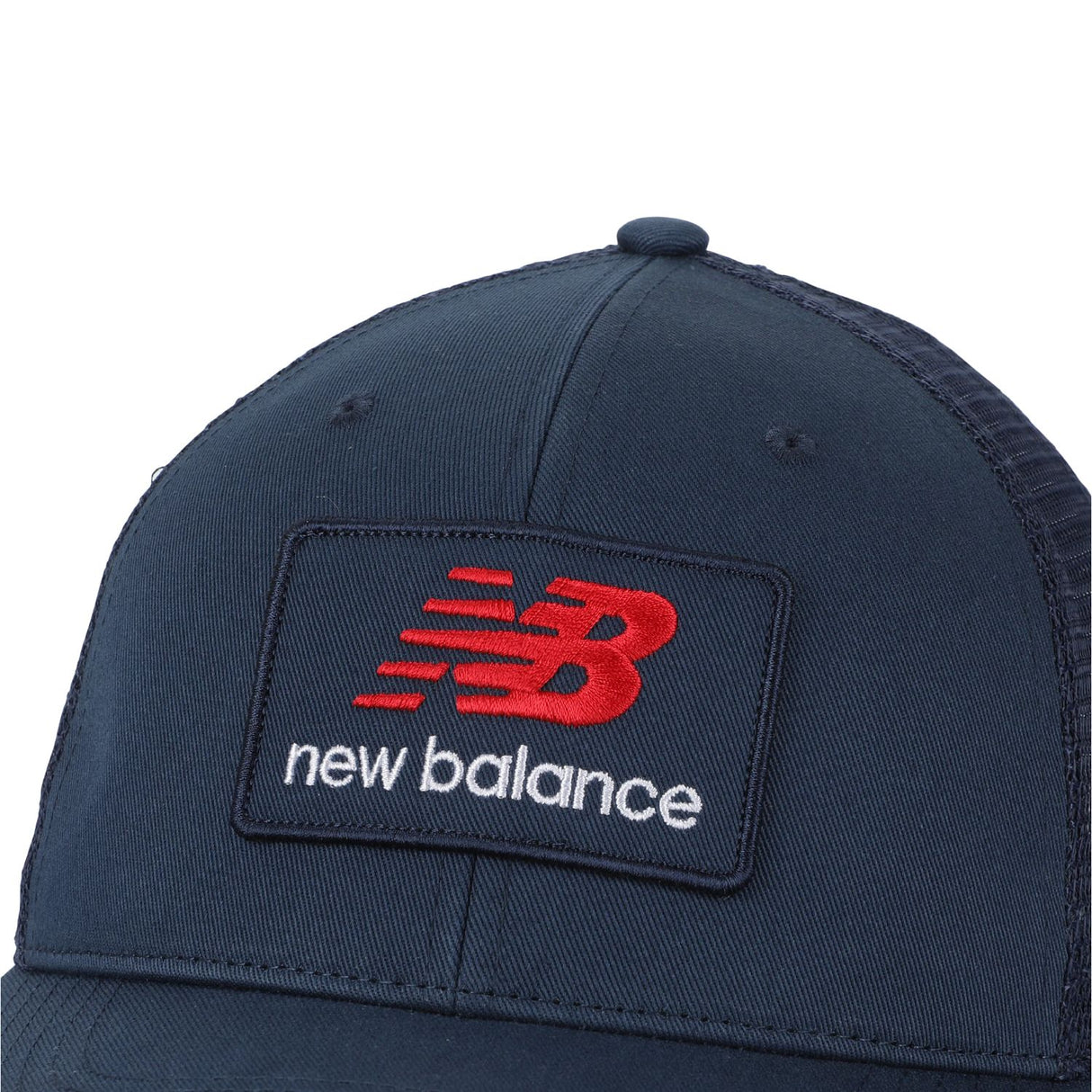 New Balance Stacked Patch Logo Trucker Hat-3