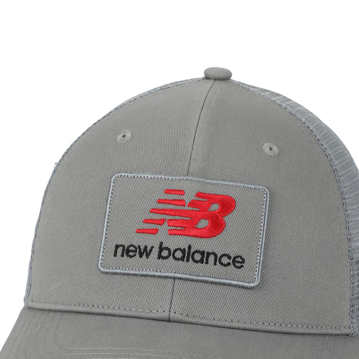 New Balance Stacked Patch Logo Trucker Hat-3