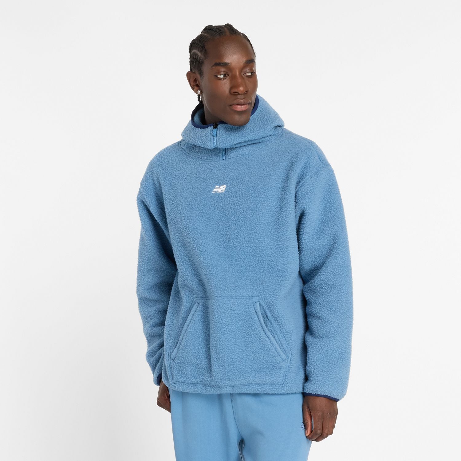 ideaswam パーカー ブルー New Balance Men's Hoops Sherpa Top – League Outfitters