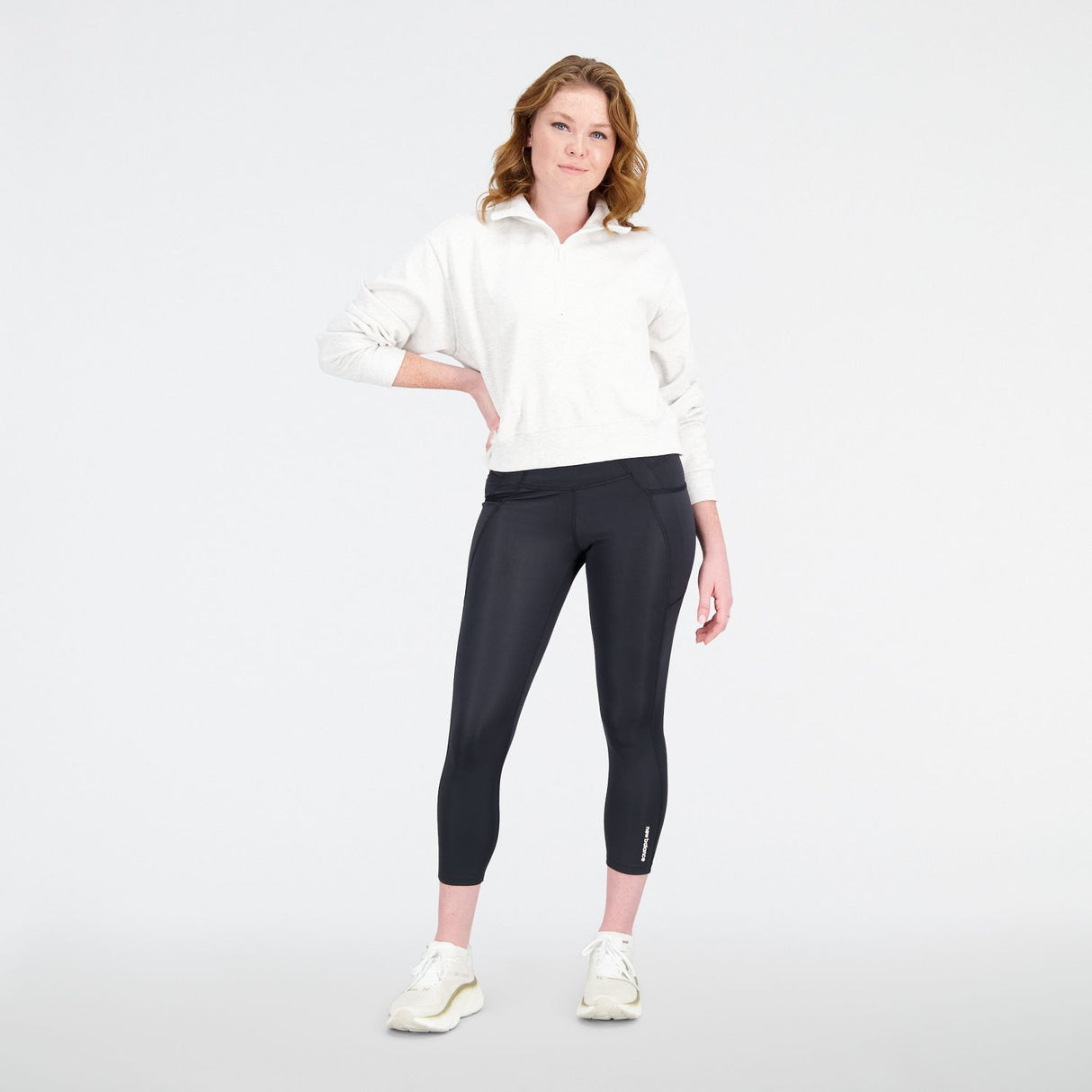 New Balance Women's Athletics Remastered French Terry 1/4 Zip-2