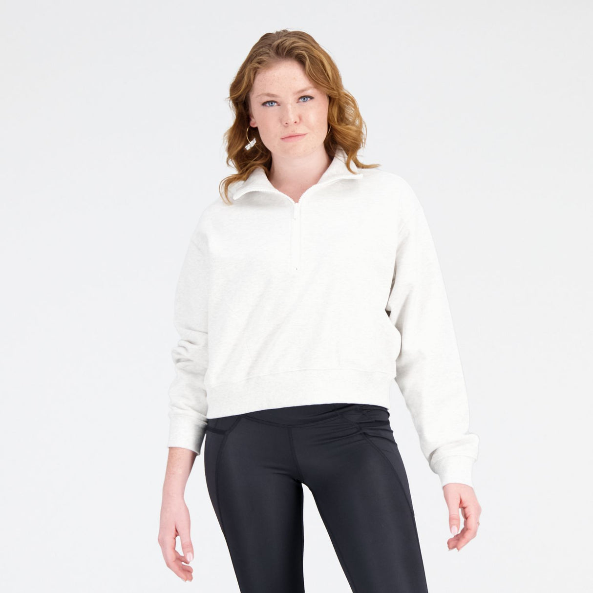 New Balance Women's Athletics Remastered French Terry 1/4 Zip-3