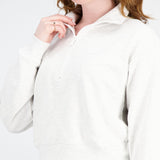 New Balance Women's Athletics Remastered French Terry 1/4 Zip-6