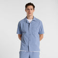 New Balance Men's Seersucker Button Up Short Sleeve-1