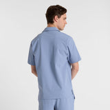 New Balance Men's Seersucker Button Up Short Sleeve-3
