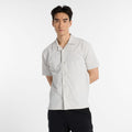 New Balance Men's Seersucker Button Up Short Sleeve-1