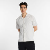 New Balance Men's Seersucker Button Up Short Sleeve-1