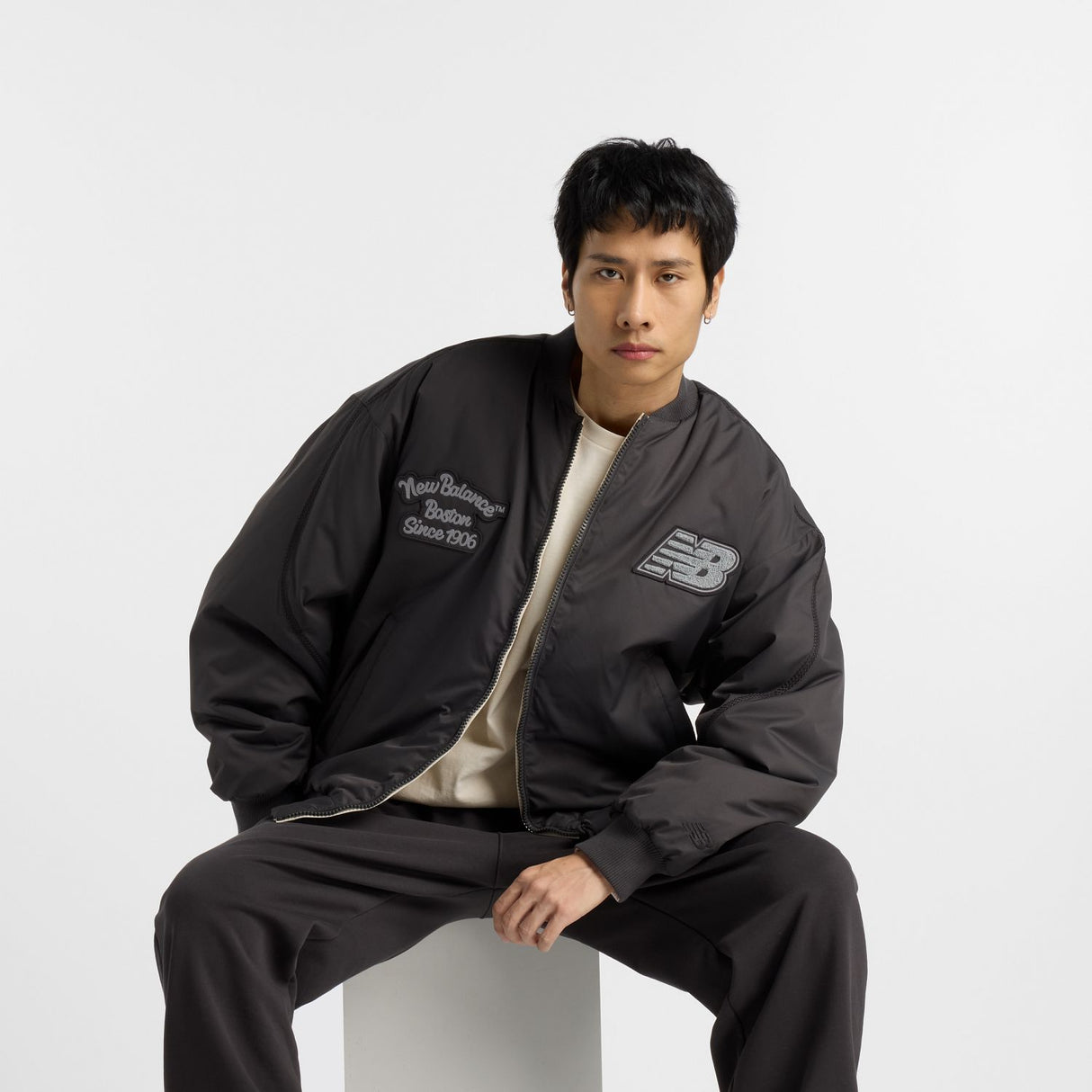 New Balance Men's NB X Lunar New Year Woven Bomber Jacket-2