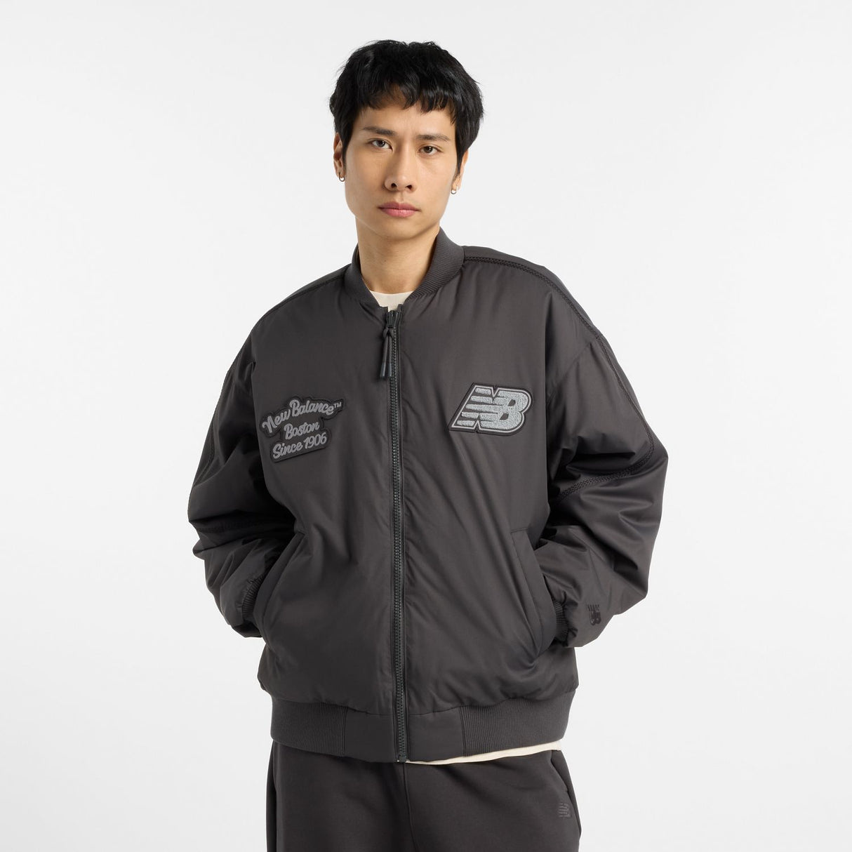 New Balance Men's NB X Lunar New Year Woven Bomber Jacket-3