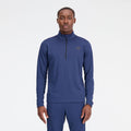 New Balance Men's  Knit 1/4 Zip Pullover-1