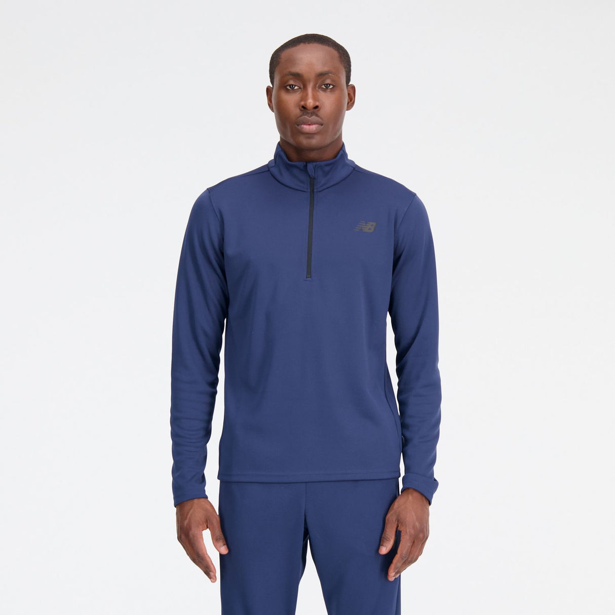 New Balance Men's  Knit 1/4 Zip Pullover-1