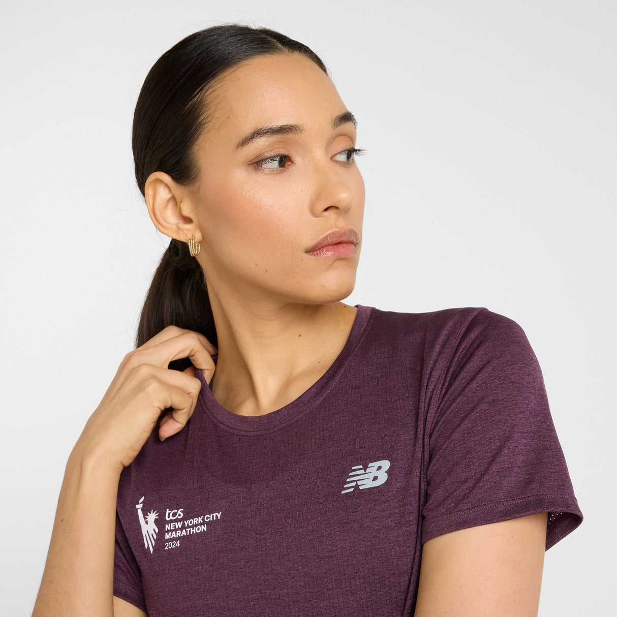 New Balance Women's NYC Marathon Athletics T-Shirt-5