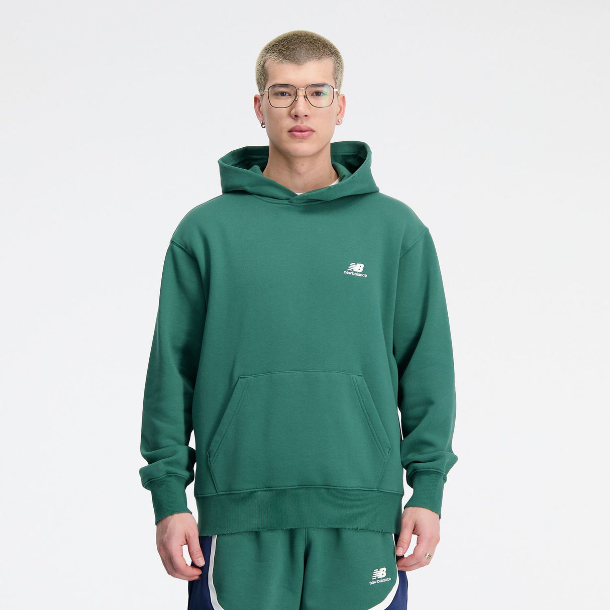 New Balance Men's Hoops Fleece Hoodie-1