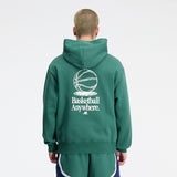 New Balance Men's Hoops Fleece Hoodie-5