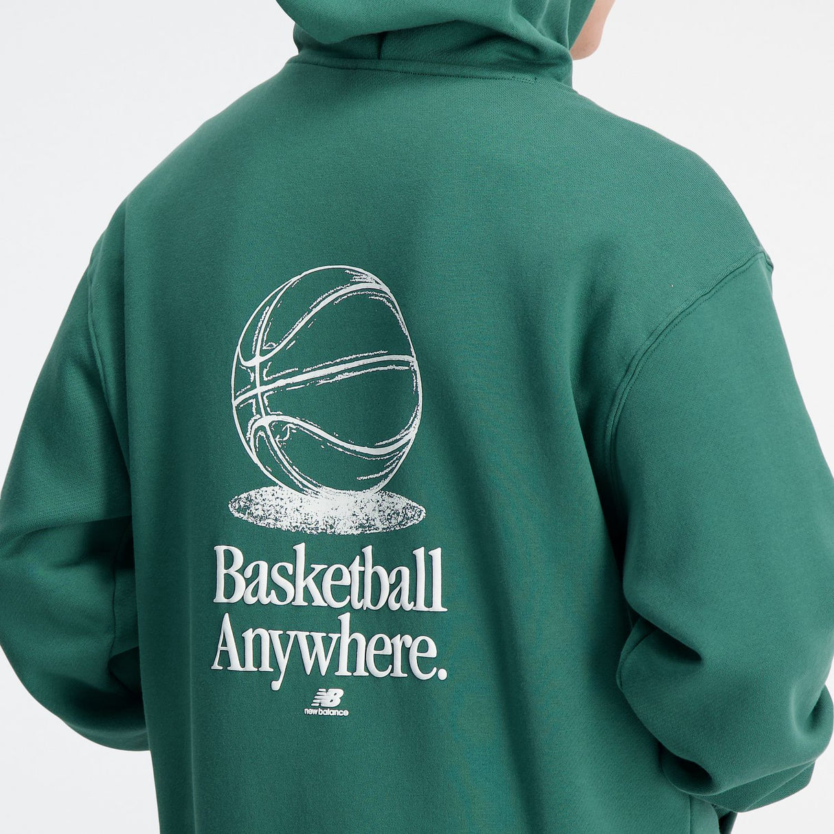 New Balance Men's Hoops Fleece Hoodie-6
