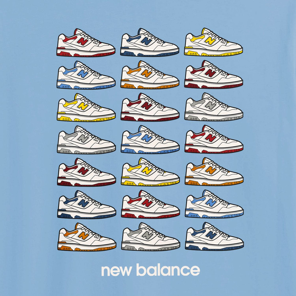 New Balance Men's 550 Color Graphic T-Shirt-3