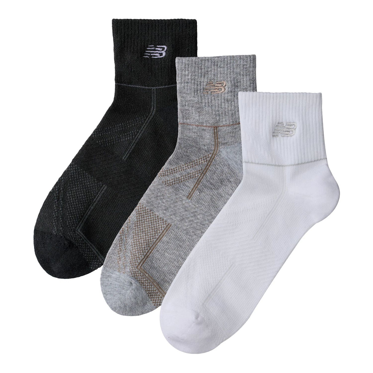 New Balance Running Repreve Ankle Socks 3 Pack-2