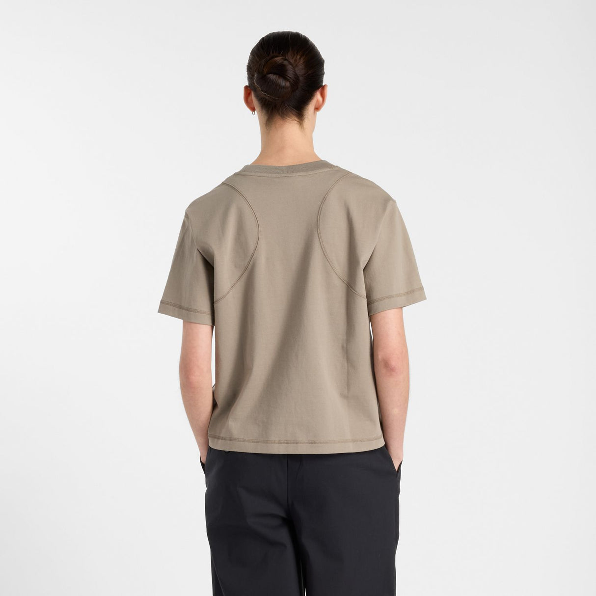 New Balance Women's Jersey Seamed T-Shirt-5