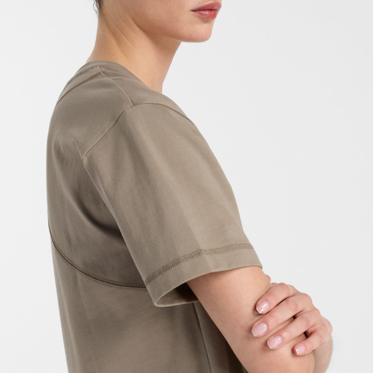 New Balance Women's Jersey Seamed T-Shirt-8
