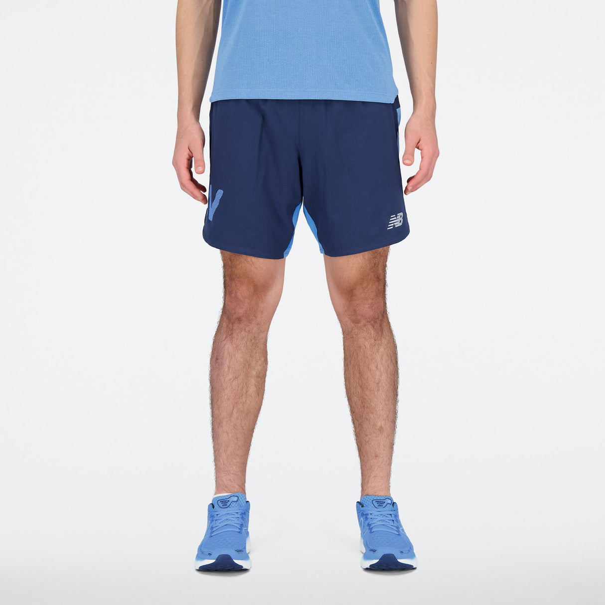 New Balance Men's Graphic Impact Run 7 Inch Short-1
