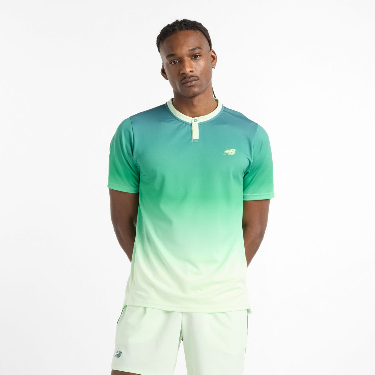 New Balance Men's Printed Tournament Tennis Top-3