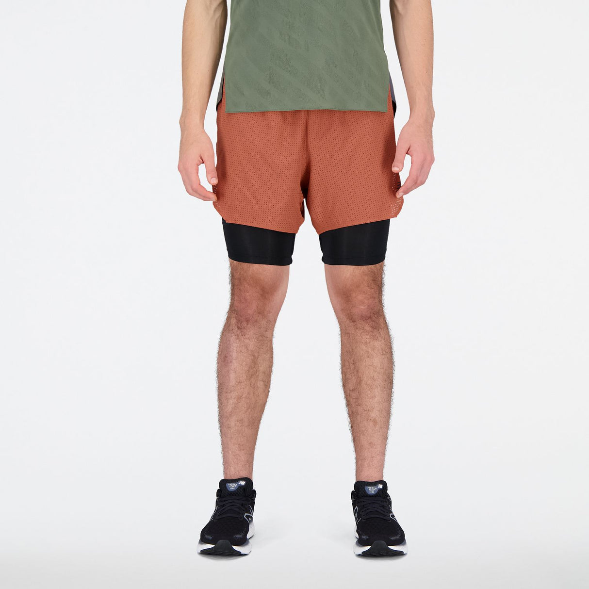 New Balance Men's Q Speed 5 Inch 2 in 1 Short-1