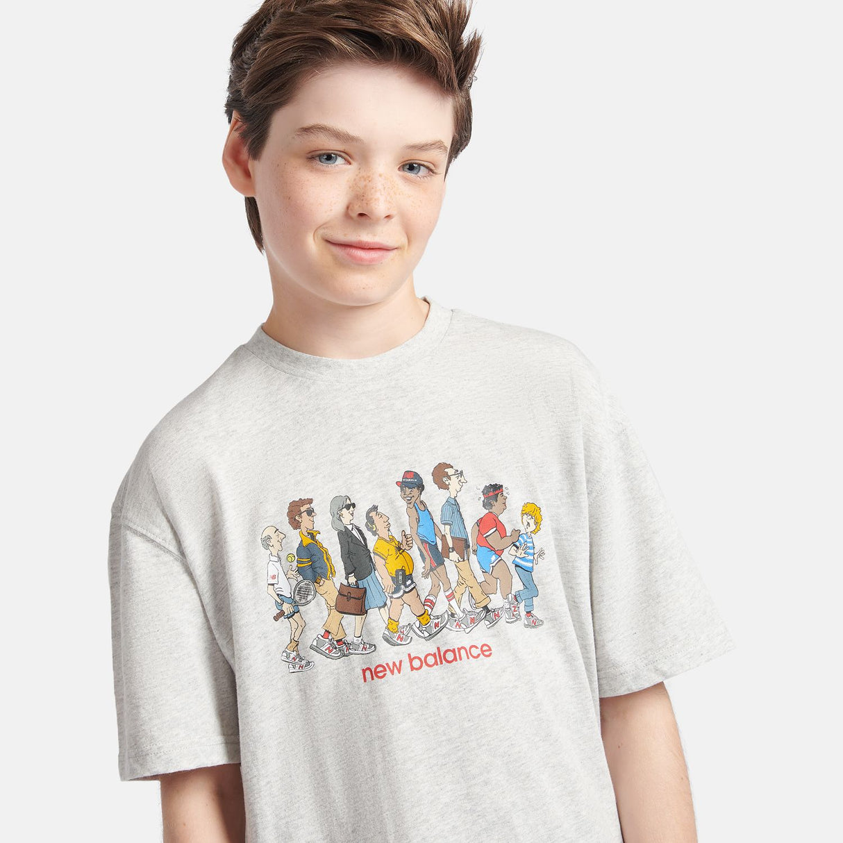 New Balance Youth Queue Tee-8