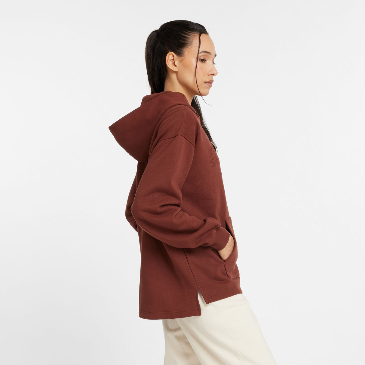 New Balance Women's Embossed Graphic Fleece Hoodie-2
