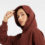 New Balance Women's Embossed Graphic Fleece Hoodie-6