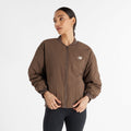 New Balance Women's Graphic Woven Bomber Jacket-1