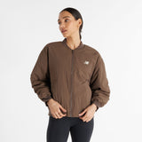 New Balance Women's Graphic Woven Bomber Jacket-1