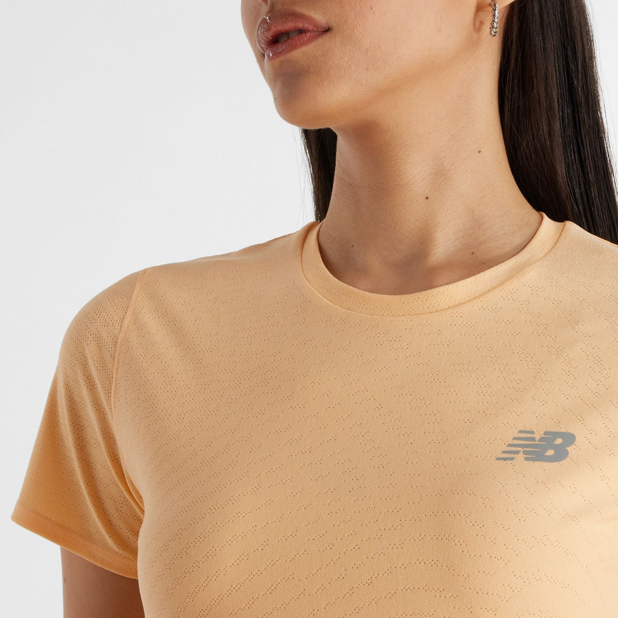 New Balance Women's Jacquard Slim T-Shirt-4
