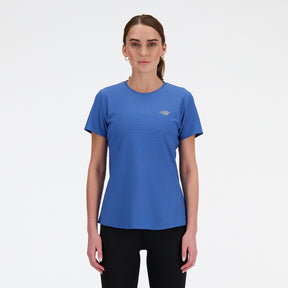 New Balance Women's Jacquard Slim T-Shirt-1