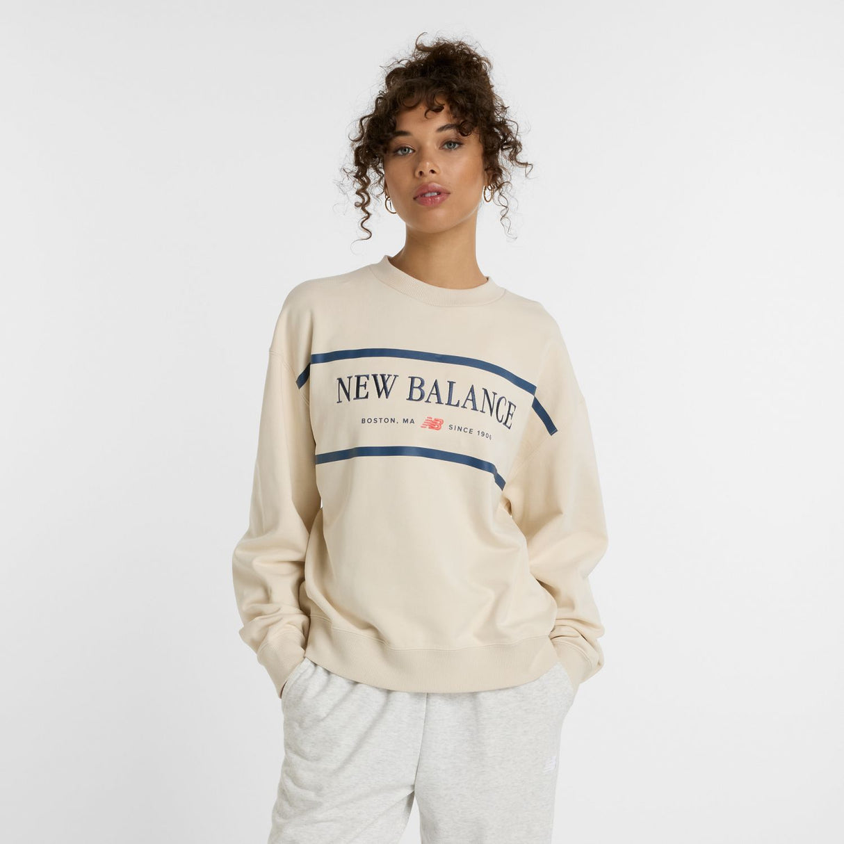 New Balance Women's Athletics Nautical Lobster Crew-1