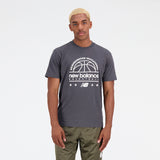 New Balance Men's Hoops Cotton Jersey Short Sleeve T-shirt-1