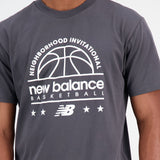 New Balance Men's Hoops Cotton Jersey Short Sleeve T-shirt-5