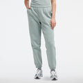 New Balance Women's Linear Heritage Brushed Back Fleece Sweatpants-1