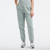 New Balance Women's Linear Heritage Brushed Back Fleece Sweatpants-1
