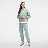 New Balance Women's Linear Heritage Brushed Back Fleece Sweatpants-2