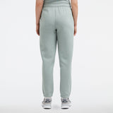 New Balance Women's Linear Heritage Brushed Back Fleece Sweatpants-4