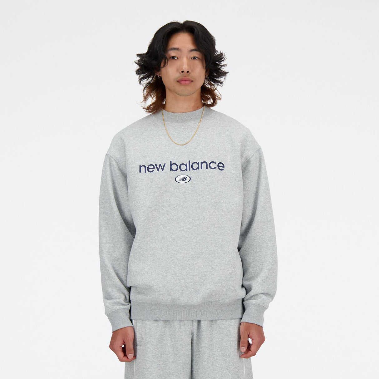 New Balance Men's Hoops Crewneck-1